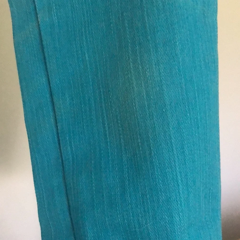 Justice Jeans Shine Bright Turquoise Jeans in Size 8 Regular